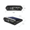 Car HUD GPS Speedometer Head-Up Display - Black