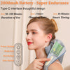 Electric Neck And Shoulder Massager Shiatsu Back Neck Massager With Heat(White)