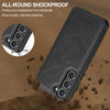 For Samsung Galaxy S25 5G LC.IMEEKE L5 Series Detachable RFID Card Bag Magsafe Phone Case(Black)