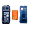 S555 Triple Proofing Elder Phone, Waterproof Shockproof Dustproof, 2400mAh Battery, 2.2. inch, 21 Keys, LED Flashlight, FM, Quad SIM, with Antenna(Blue)