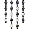 BINBOND B3820 30M Waterproof Ultra-thin Quartz Luminous Starry Watch, Color: Black Leather-Black-Black