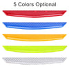 4 PCS Universal Car Door Anti-collision Strip Protection Guards Trims Stickers (Red)