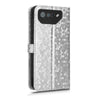 For Asus ROG Phone 7 Honeycomb Dot Texture Leather Phone Case(Silver)