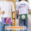 For Xiaomi Redmi Pad Pro 12.1 Rotatable Holder Silicone Hybrid PC Tablet Case with Shoulder Strap(Emreald Green)