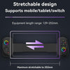 D8 Mobile Phone Stretch Band Light Gamepad Dual Hall Wireless Bluetooth Somatic Vibration Grip for PC / Android / IOS / Tablet / PS3 / PS4 / Switch, Color: White