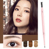 Kemelo Double-Headed Automatic Rotating Eyebrow Pencil Waterproof Sweat-Proof Non-Fading Thin Core Eyebrow Pencil(03Modern Dark Brown)