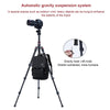TRIOPO K2508S+B1S Adjustable Portable  Aluminum Alloy Tripod with Ball Head for SLR Camera(Gold)