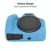 For Canon EOS R100 Glossy Soft Silicone Protective Case(Blue)