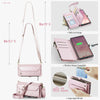 For Samsung Galaxy S25 Ultra 5G CaseMe C36 Card Slots Zipper Wallet RFID Anti-theft Leather Phone Case(Pink)