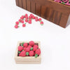 30 PCS / 3 Packs 1:12 Mini Doll House Food Play Kitchen Decoration Fruit Vegetable Miniature Carrot Radish(Red)