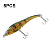 LB22 9.5cm/8.9g Multi-section VIB Plastic Hard Lures Painted Bionic Lures(2)