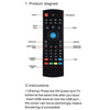 MX3-L Voice without Backlit 2.4GHz Fly Air Mouse Wireless Keyboard Remote Control