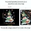 30x45cm Christmas Static Wall Stickers Glass Window Christmas Decoration Poster, Style: SDJ2304