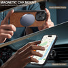 For iPhone 14 Pro LC.IMEEKE 2 in 1 RFID Magsafe Phone Case(Brown)