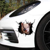6 PCS Animal Wall Stickers Pig Hoisting Car Window Static Stickers(Pig 02)