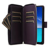 For Samsung Galaxy A13 5G / 4G Nine-card Slots Zipper Wallet Bag Leather Phone Case(Dark Purple)