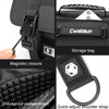 Cwatcun D115 Shoulder Crossbody Waterproof Leather Film DSLR Camera Bag, Color: Black Medium