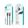 USAMS US-SJ543 U78 8 Pin Aluminum Alloy Digital Display Charging Data Cable, Length: 1.2m (White)