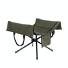 MT-FF001 Outdoor Wild Aluminum Alloy Firewood Rack Portable Folding Firewood Storage Frame(Green)