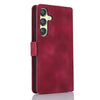 For Samsung Galaxy A24 4G Dreamy Butterfly Love Flower Embossed Leather Phone Case(Red)