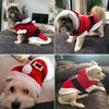 XXS Red Santa Dog Costume Christmas Coat for Small Girl Dogs