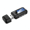 T11 2 In 1 USB Bluetooth 5.0 Transmitter And Receiver Audio Adapter With LCD ScreenBlack