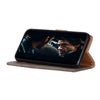 For Alcatel 1SE 2020 Cowhide Texture PU + TPU Horizontal Flip Leather Case with Holder & Card Slots & Wallet(Khaki)