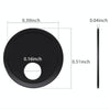 3 PCS Universal Round Shape Design WebCam Cover Camera Cover for Desktop, Laptop, Tablet, Phones(Black)