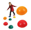 Hemisphere Balance Stepping Stones Durian Spiky Massage Ball Sensory Integration Indoor Outdoor Games Toys for Kids Children(Yellow)