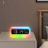 JSK-L30 Bluetooth Speaker Atmosphere Alarm Clock Regularly Wake Up APP Smart Home Charging Night Light(White)