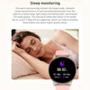 Bluetooth Talk Smartwatch Multi-Function Monitor Heart Rate / Blood Pressure / Blood Oxygen / Sleep(Pink)