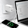 GaN PD48W Type-C PD3.0 + USB3.0 Notebook Adapter UK Plug(Black)