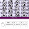 Hip Hop Platinum Plated Lion Head Rhinestone Ring for Men, US Size: 11, Inner Diameter: 21mm, Perimeter: 64.6mm(Silver)
