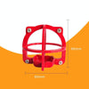 Red 4-Point Fire Sprinkler Guard Cover - Durable Alloy