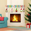 32pcs/set Christmas Tree DIY Painting Wooden Dwarf Elf Hanging Decorations