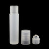 8ml 10pcs Frosted Roller Ball Empty Bottle Plastic Portable Perfume Roller Ball Bottle Essential Oil Dispenser Bottle()