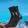 ZCCO 3mm Warm Non-Slip Diving Socks Anti-Wear Ankle Fins, Size:33-34(Black)