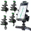 A02 Motorcycle Mobile Phone Navigation Bracket Car Riding Anti-shock Aluminum Alloy Rack(M8 Ball Header Installation Model)