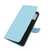For Alcatel 3X 2020 Litchi Texture Horizontal Flip Protective Case with Holder & Card Slots & Wallet(Blue)