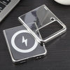 For Samsung Galaxy Z Flip4 6D Glossy Electroplated PC MagSafe Phone Case(Galaxy Silver)