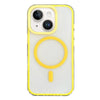 For iPhone 14 Frosted MagSafe PC Phone Case(Yellow)