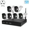 SriHome 6CH 1080P Wireless CCTV System with Human Detection (UK Plug)