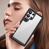 For Samsung Galaxy S25 Ultra 5G Colorful Series Acrylic Hybrid TPU Phone Case(Black)