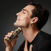 Nose Trimming + Shaving Two-in-one Ordinary Motor Mini Razor For Men(Bronze)