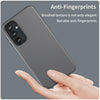 For Samsung Galaxy A16 4G Frosted Translucent TPU Hybrid PC Full Coverage Phone Case(Black)