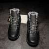 GG-858 Men Snow Boots Velvet Keep Warm Thick Bottom Men Boots, Size: 37(Black)