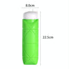 600ml Food Class Silicone Folding Outdoor Water Cup Portable Cycling Water Bottle(Black)