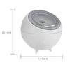 X-H05 250 ml Water Tank Small Humidifier USB Plug-in Sprayers With Night Light(White)