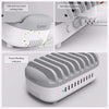 ORICO DUK-10P 120W 10 USB Ports Smart Charging Station with Phone & Tablet Stand, UK Plug(White)