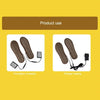 Lithium Battery Powered & Rechargeable Heated Insoles Keep Feet Warm Pad, Keep Warm 8-9 hours, Size: 35-36 yard(Brown)
